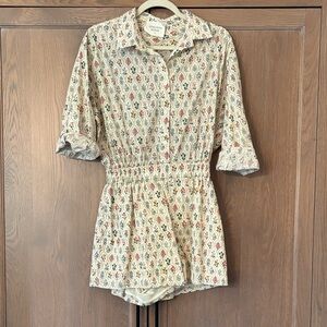 Floral Print Jumpsuit